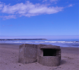History on the beach - a pill box